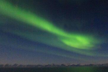 Northern Lights, Northeast Greenland.  Etienne Pierart.